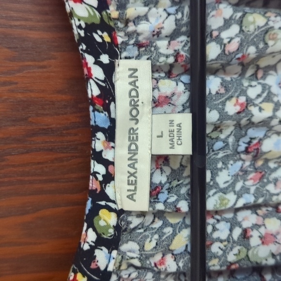 Alexander Jordan Floral Cottagecore Blouse Size Large - Picture 2 of 5